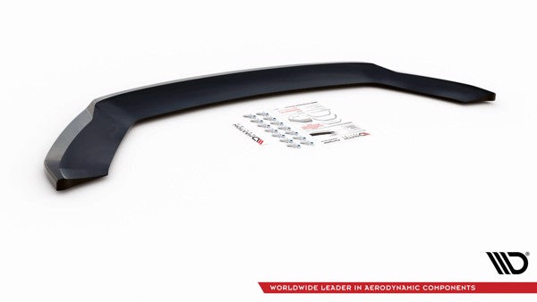 Maxton Front Splitter V.2 Seat Leon Fr / Cupra Mk3 - Gloss Black