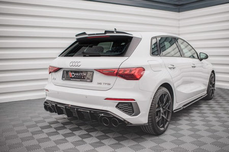 Maxton Rear Valance + Exhaust Ends Imitation Audi A3 S-Line Sportback 8Y