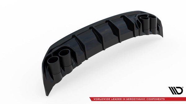 Maxton Rear Valance + Exhaust Ends Imitation Audi A3 S-Line Sportback 8Y