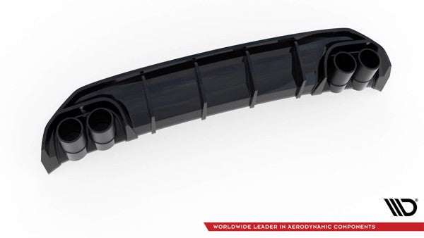 Maxton Rear Valance + Exhaust Ends Imitation Audi A3 S-Line Sportback 8Y