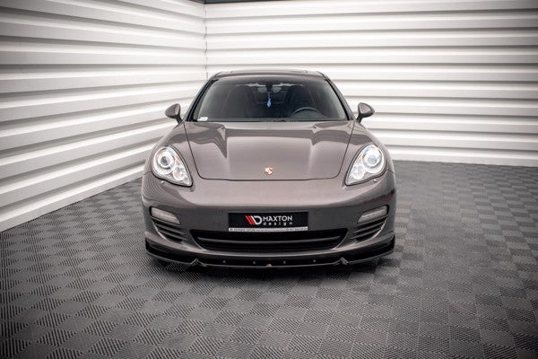 Maxton Front Splitter V.2 Porsche Panamera / Panamera Diesel 970 - Gloss Black