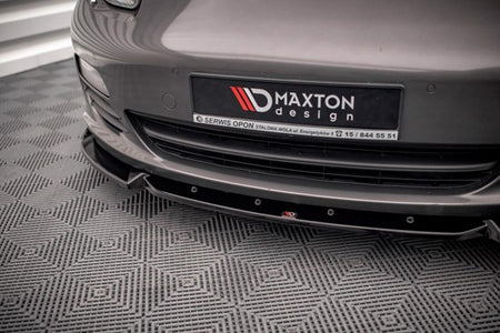 Maxton Front Splitter V.2 Porsche Panamera / Panamera Diesel 970 - Gloss Black