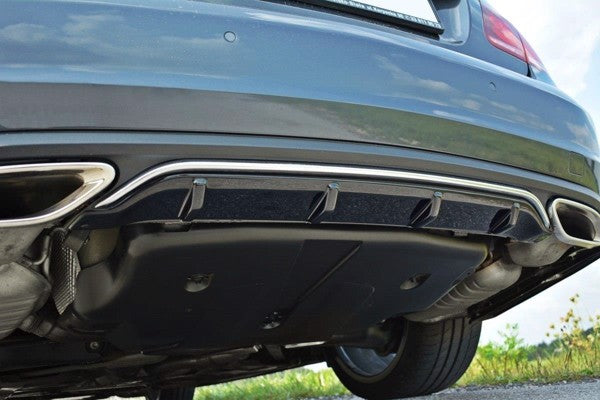 Maxton Rear Valance Mercedes E W212 - Gloss Black