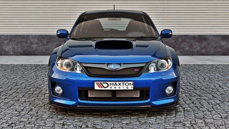 Maxton Front Splitter Subaru Impreza Wrx Sti 2011-2014 - Gloss Black