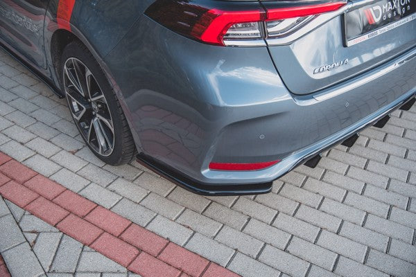 Maxton Rear Side Splitters Toyota Corolla Xii Sedan - Gloss Black