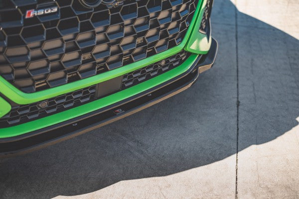 Maxton Front Splitter V.1 Audi RSq3 F3 - Gloss Black