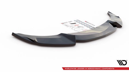 Maxton Front Splitter V.3 For BMW 5 F10/F11 M-Pack - Gloss Black
