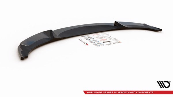 Maxton Front Splitter V.3 For BMW 5 F10/F11 M-Pack - Gloss Black