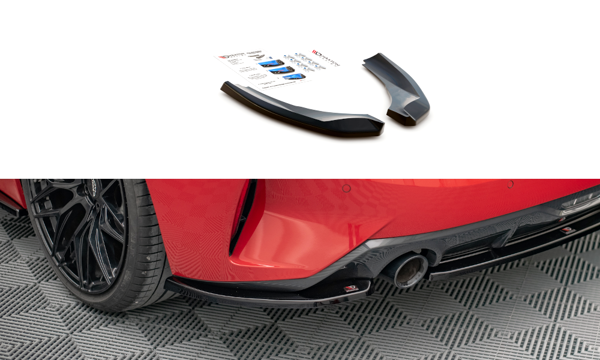 Maxton Rear Side Splitters BMW Z4 M-Pack G29 - Gloss Black