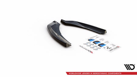 Maxton Rear Side Splitters BMW Z4 M-Pack G29 - Gloss Black