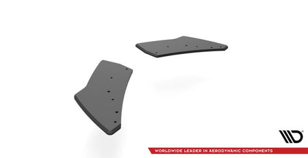Maxton Street Pro Rear Side Splitters Volkswagen Golf R Mk7 - Black