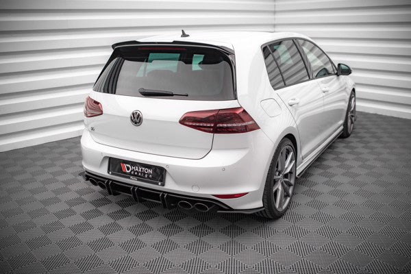 Maxton Street Pro Rear Side Splitters Volkswagen Golf R Mk7 - Black