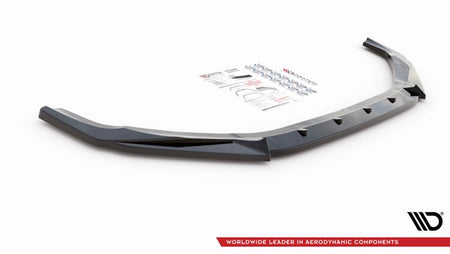 Maxton Front Splitter V.2 Hyundai I20 N Mk3 - Gloss Black
