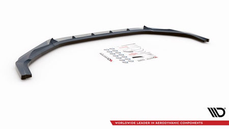 Maxton Front Splitter V.2 Hyundai I20 N Mk3 - Gloss Black