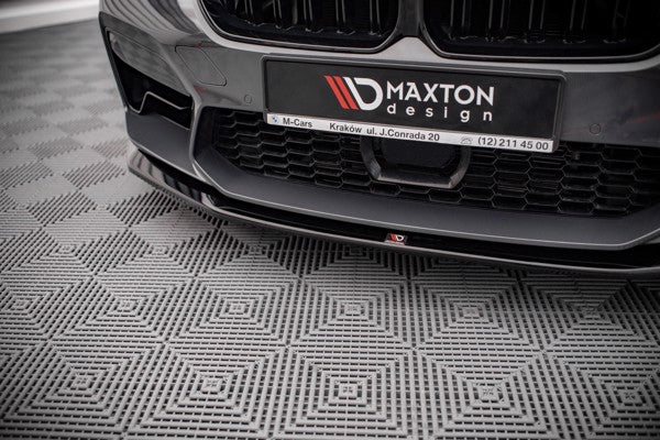 Maxton Front Splitter V.3 BMW M5 F90 Facelift - Gloss Black