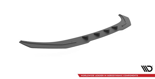 Maxton Street Pro Front Splitter Nissan 370Z Nismo Facelift - Black