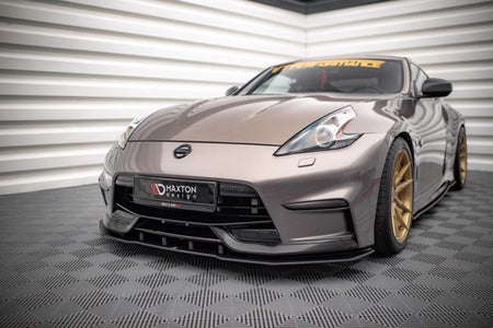 Maxton Street Pro Front Splitter Nissan 370Z Nismo Facelift - Black