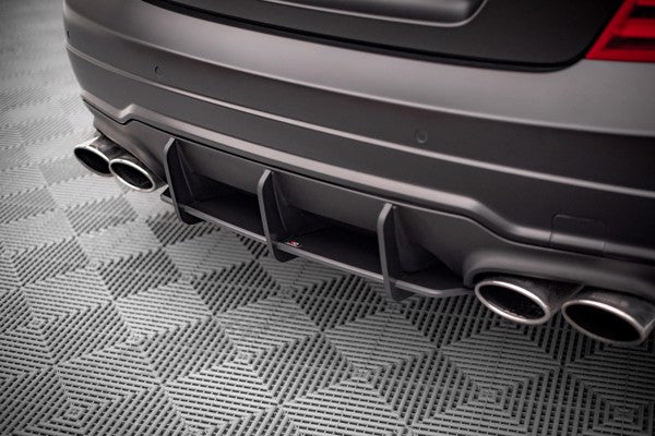 Maxton Street Pro Rear Diffuser Mercedes-Benz C Coupe Amg-Line C204 - Black