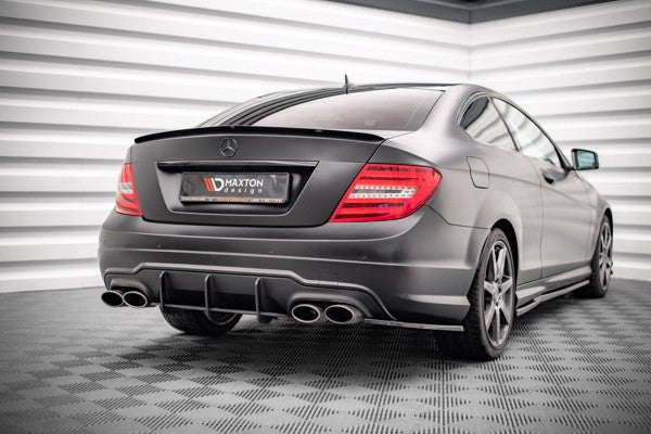Maxton Street Pro Rear Diffuser Mercedes-Benz C Coupe Amg-Line C204 - Black