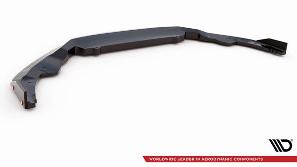 Maxton Front Splitter V.3 + Flaps Audi R8 Mk2 Facelift - Gloss Black