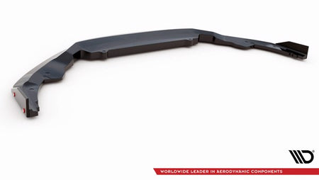 Maxton Front Splitter V.3 + Flaps Audi R8 Mk2 Facelift - Gloss Black