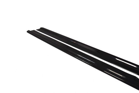 Maxton Side Skirts Diffusers Audi A8 D4 - Gloss Black