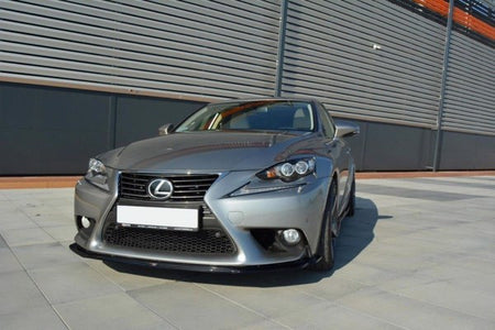 Maxton Front Splitter V.1 Lexus Is Mk3 - Gloss Black