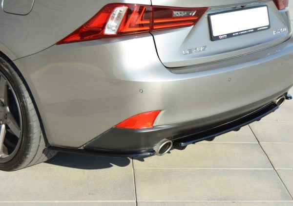 Maxton Rear Side Splitters Lexus Is Mk3 T - Gloss Black