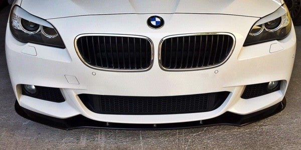 Maxton Front Splitter V.1 For BMW 5 F10/F11 Mpack - Gloss Black