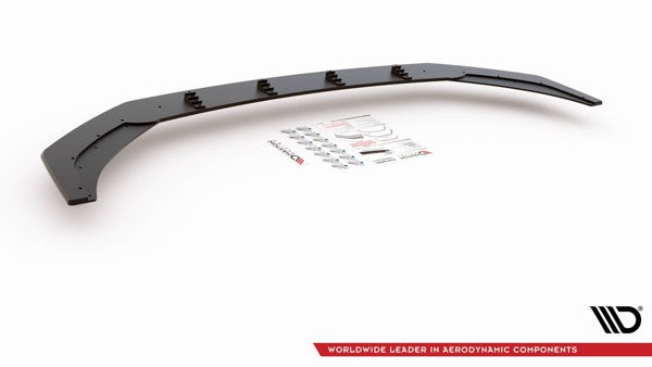 Maxton Racing Durability Front Splitter Volkswagen Polo Gti Mk6 - Black