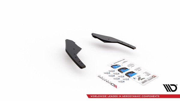 Maxton Racing Durability Rear Side Splitters Volkswagen Golf 8 Gti - Black