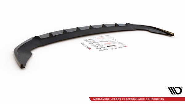 Maxton Front Splitter V.2 BMW 2 Gran Coupe M-Pack / M235I F44 - Gloss Black