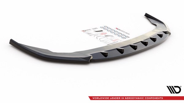Maxton Front Splitter V.2 BMW 2 Gran Coupe M-Pack / M235I F44 - Gloss Black