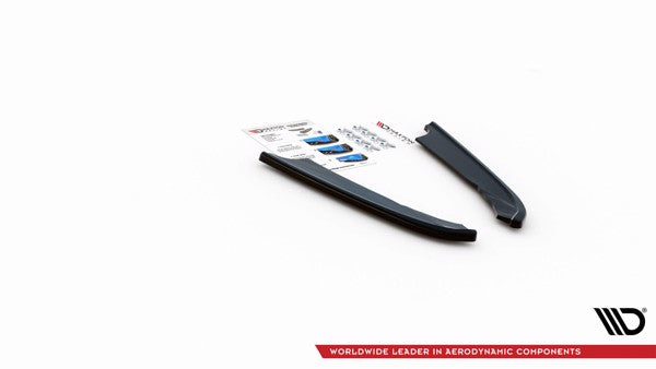 Maxton Rear Side Splitters Hyundai I40 Mk1 - Gloss Black