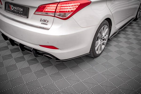 Maxton Rear Side Splitters Hyundai I40 Mk1 - Gloss Black