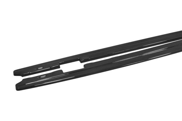 Maxton Side Skirts Diffusers BMW M6 E63 - Gloss Black