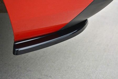 Maxton Rear Side Splitters Skoda Rapid Spaceback - Gloss Black