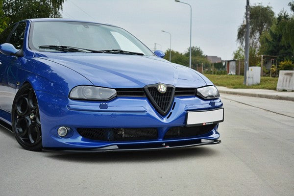 Maxton Front Splitter V.1 Alfa Romeo 156 Gta  - Gloss Black