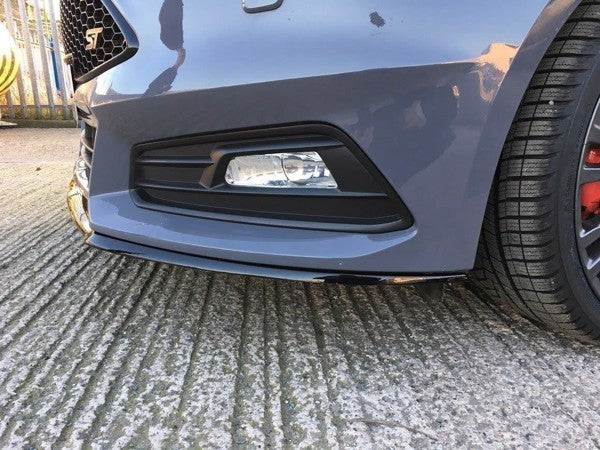 Maxton Front Splitter Ford Focus St Mk3 Fl (Cupra) - Gloss Black