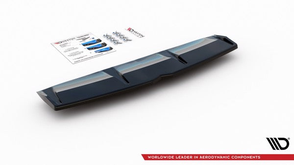 Maxton Central Rear Splitter Hyundai I30 N Mk3 Fastback  - Gloss Black