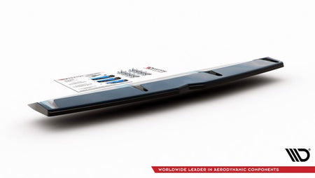 Maxton Central Rear Splitter Hyundai I30 N Mk3 Fastback  - Gloss Black