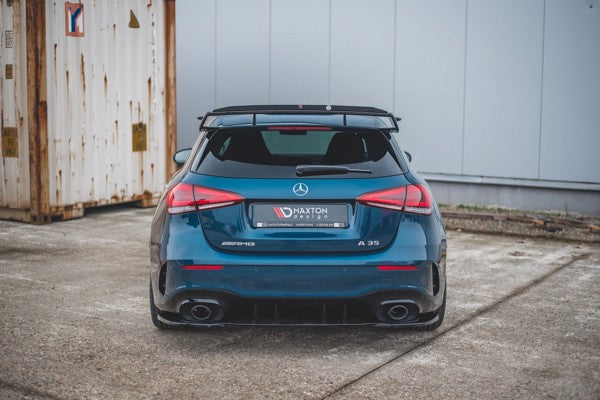 Maxton Rear Side Splitters Mercedes A35 Amg Hatchback W177  - Gloss Black