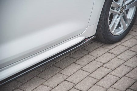 Maxton Side Skirts Diffusers Toyota Corolla Xii Touring Sports - Gloss Black