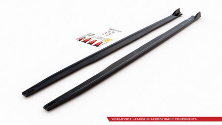 Maxton Side Skirts Diffusers Toyota Corolla Xii Touring Sports - Gloss Black