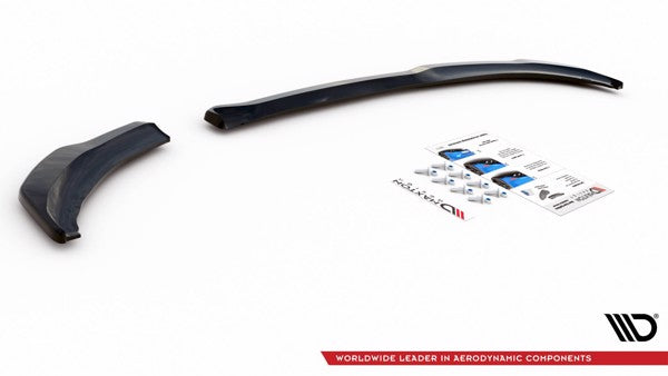 Maxton Rear Side Splitters Peugeot 207 Sport - Gloss Black