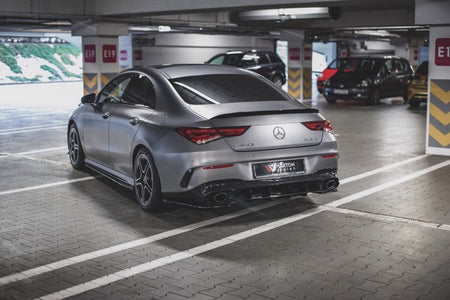 Maxton Rear Valance Mercedes-Amg Cla 35 Aero / 45 Aero C118 - Gloss Black