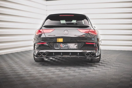 Maxton Rear Valance Mercedes-Amg Cla 35 Aero / 45 Aero C118 - Gloss Black