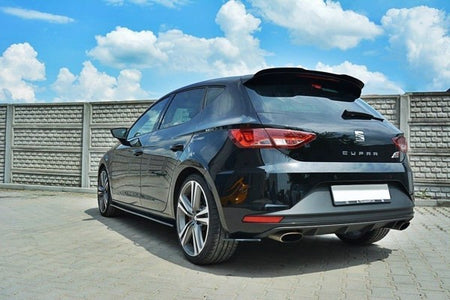 Maxton Rear Side Splitters Seat Leon Iii Cupra / Fr - Gloss Black