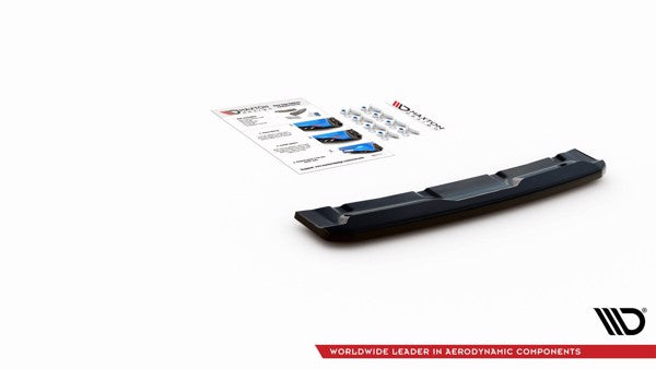 Maxton Central Rear Splitter For Mazda Cx-3  - Gloss Black