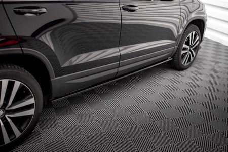 Maxton Side Skirts Diffusers Seat Ateca Mk1 - Gloss Black